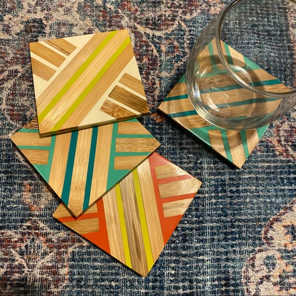Anthropologie Other - Anthropologie coasters set of 4